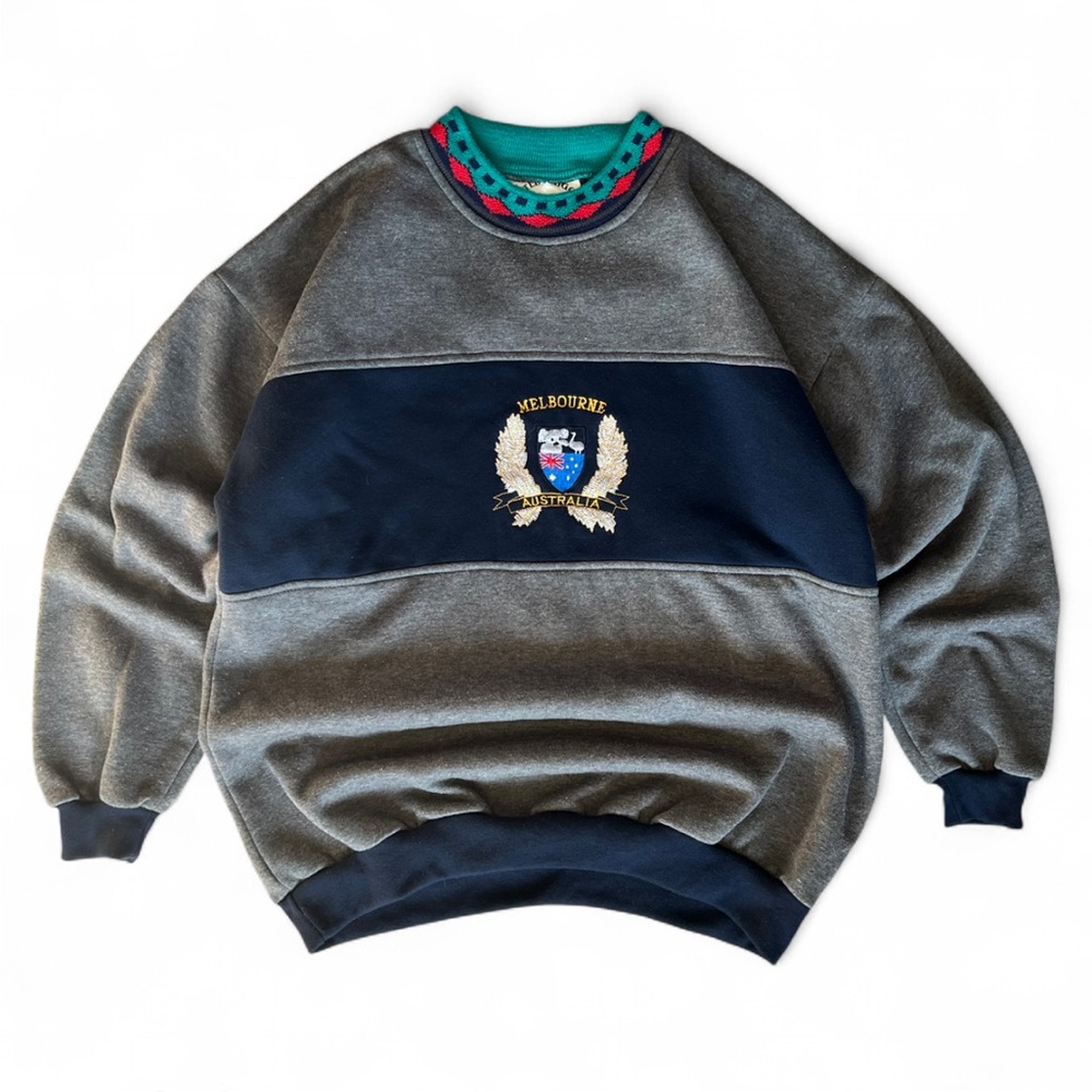 Vintage Melbourne Crest Koala Crewneck